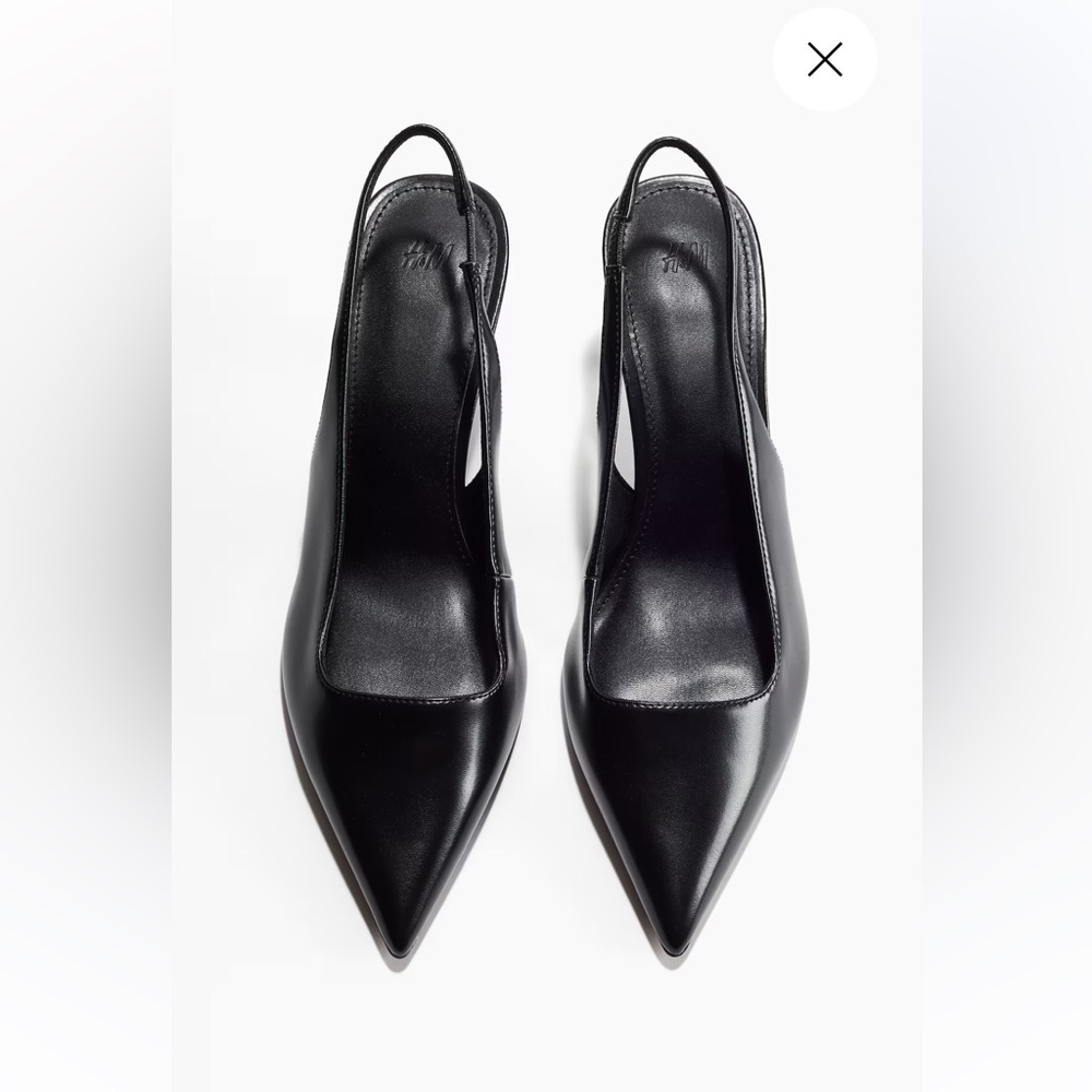 POINTED SLINGBACK PUMPS